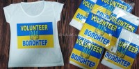 футболка для волонтерів